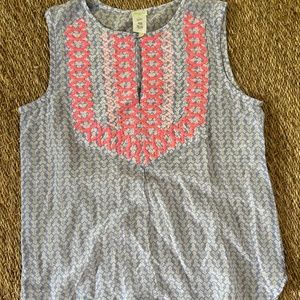 Crew cuts - patterned flowy top - Kid 14